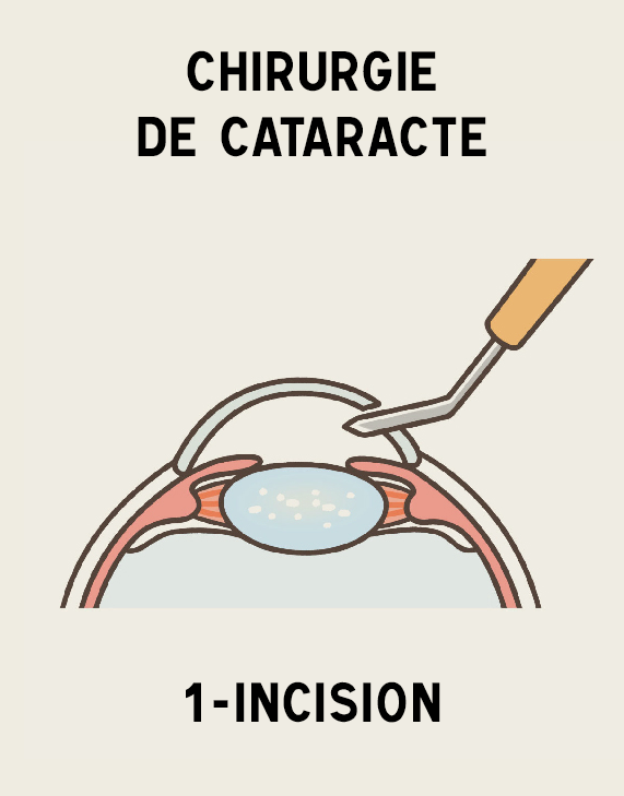 Illustraction cataracte 1 incision